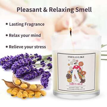 Harry's House Candle-Smells Like Harry's House Candle,Funny Harry S Merch,Music Themed Candle Gift for Hary‘s Fans, Harry S Gifts 1 Direction Present Idea