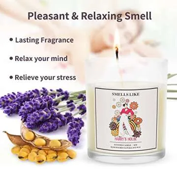 Harry's House Candle-Smells Like Harry's House Candle,Funny Harry S Merch,Music Themed Candle Gift for Hary‘s Fans, Harry S Gifts 1 Direction Present Idea