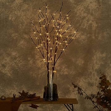 Fudios Lighted Willow Branches 100 LED Timed Decor