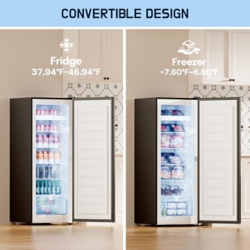 Upstreman 7.0 Cu.Ft Large Capacity Upright Freezer