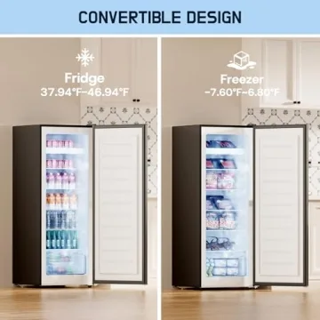 Upstreman 7.0 Cu.Ft Large Capacity Upright Freezer