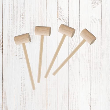 Maine Man Seafood Crab Mallets Set of 4 Durable Hardwood