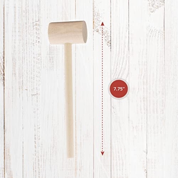 Maine Man Seafood Crab Mallets Set of 4 Durable Hardwood