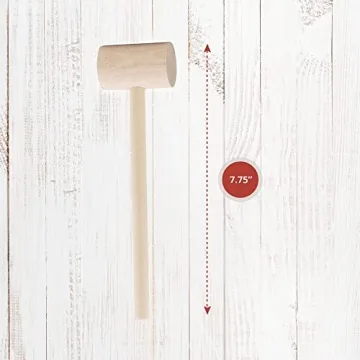 Maine Man Seafood Crab Mallets Set of 4 Durable Hardwood