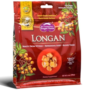 Dragon Herbs Longan 6 oz | Nutrient-rich Vegan Snack