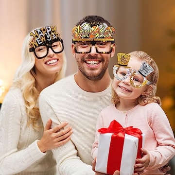 Exciting 2025 New Years Glasses 9pcs for Festive Celebrations