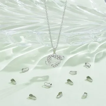 Quality 200 Pcs Snap Bail Hooks for Jewelry Making