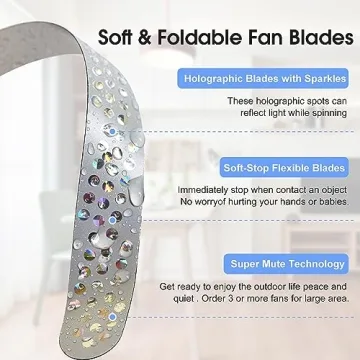 Patiosir Fly Swatter Fan for Outdoor Dining and Events