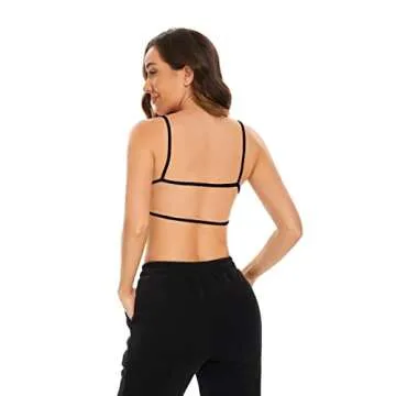 MISSACTIVER Women's Stylish Backless Crop Top for Activewear