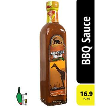 Authentic Southern Braai Fermented BBQ Sauce by African Dream Foods | 16.9 fl oz