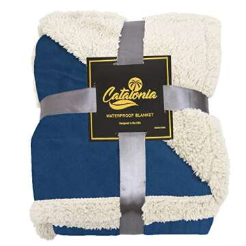 Catalonia Waterproof Bed Cover for Couples, 80x60 In