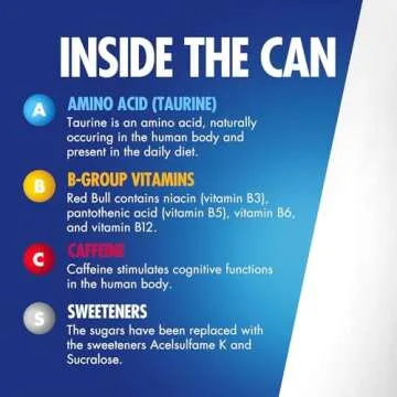 Red Bull Sugar Free Energy Drink with 80mg Caffeine