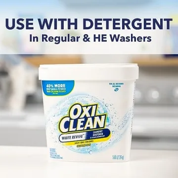 OxiClean White Revive Laundry Whitener Stain Remover Powder 3 lb