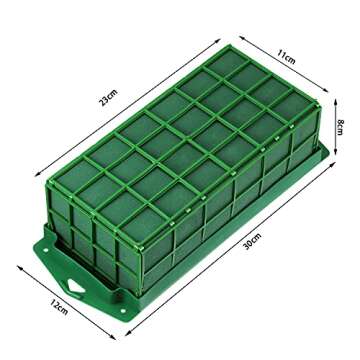 Boao 2 Pieces Floral Foam Cage Holder for Centerpiece Arrangements