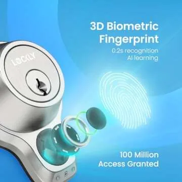 Lockly Flex Touch Smart Lock with Fingerprint Recognition