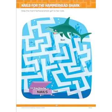 School Zone Big Mazes Workbook for Ages 6-8 - Fun Learning