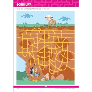 School Zone Big Mazes Workbook for Ages 6-8 - Fun Learning