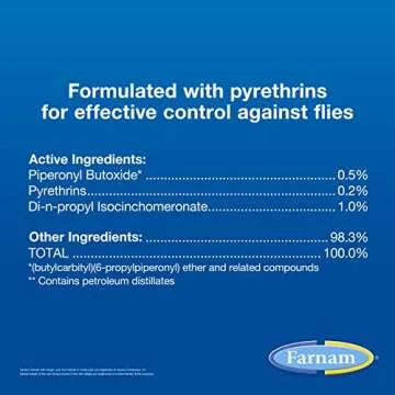 Farnam SWAT CLEAR Horse Fly Control for Horses, Ponies and Dogs, 7 ounce jar