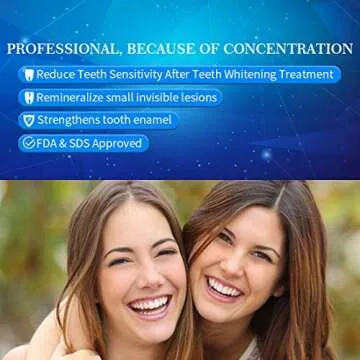EZGO Remineralization Gel, Reducing Teeth Sensitivity After Teeth Whitening, Remineralizing and Desensitizing Teeth, Strengthening Teeth Enamel, 10 * 3ML Pack