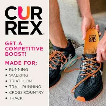Currex Runpro Insoles for Running Shoes – Arch Support Inserts to Help Prevent Injuries & Boost Performance – Men & Women – High Arch, Small