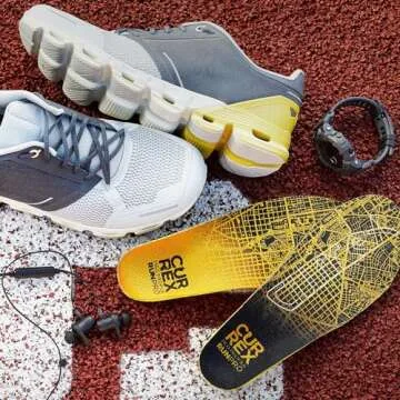 Currex Runpro Insoles for Running Shoes – Arch Support Inserts to Help Prevent Injuries & Boost Performance – Men & Women – High Arch, Small