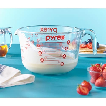 Versatile Pyrex 8-Cup Measuring Cup for Kitchen Needs