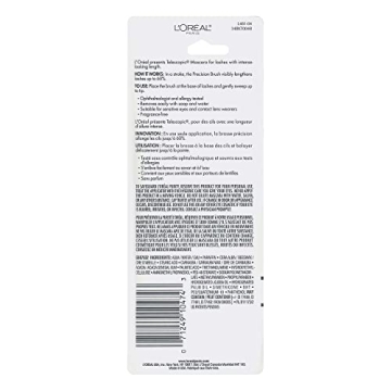 L'Oréal Paris Telescopic Mascara Pack of 2 Blackest Black