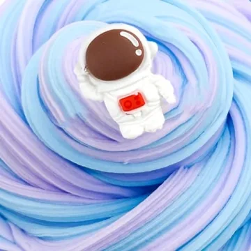 Blue Cake Slime Kit for Kids - Non Sticky & Super Soft