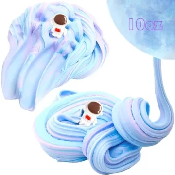 Blue Cake Slime Kit for Kids - Non Sticky & Super Soft