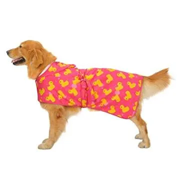 HDE Dog Bathrobe for All Breeds - Quick Drying & Cute