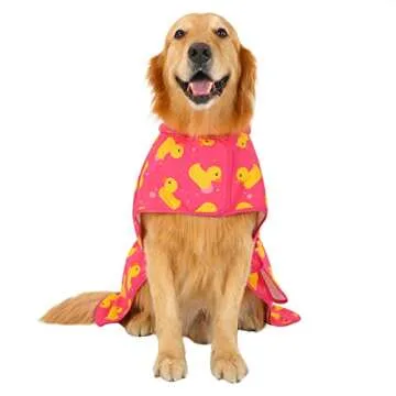 HDE Dog Bathrobe for All Breeds - Quick Drying & Cute