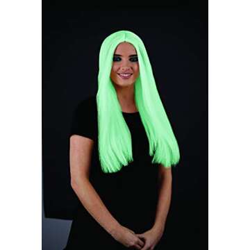 Fun Shack Glow in the Dark Wig for Halloween and Rave