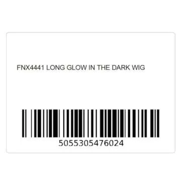 Fun Shack Glow in the Dark Wig for Halloween and Rave
