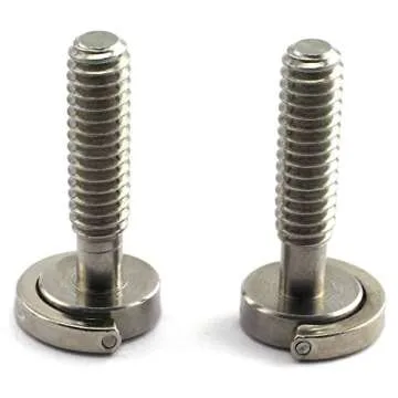 HJ Garden D-Ring Stainless Steel Camera Screws 2pcs