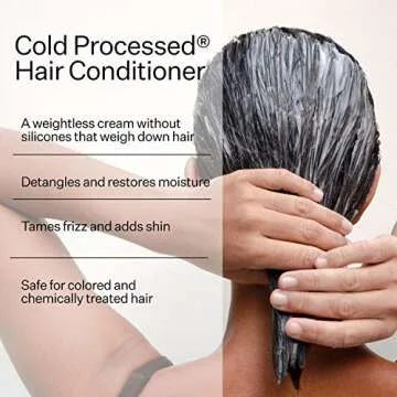 ACT+ ACRE Cold Processed 1% Vitamin B-5 Fine Hair Conditioner - Sulfate Free Conditioner Hair Treatment with Amaranth and Moringa Oil for Moisture, Elasticity and Shine (10 Fluid Ounces)