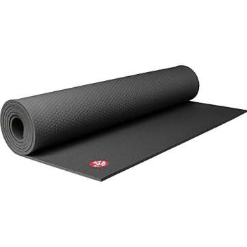 Manduka PRO Yoga Mat Black Extra Long Durable Comfort
