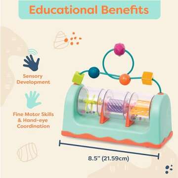 B. Baby Spin, Rattle & Roll Activity Station for Babies