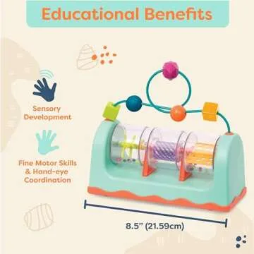 B. Baby Spin, Rattle & Roll Activity Station for Babies