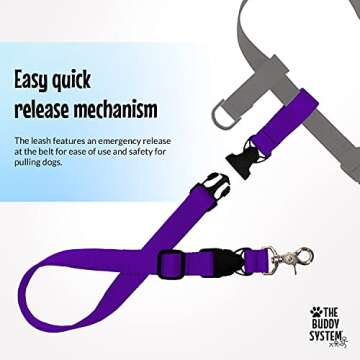 Buddy System Hands-Free Dog Leash for Active Lifestyle