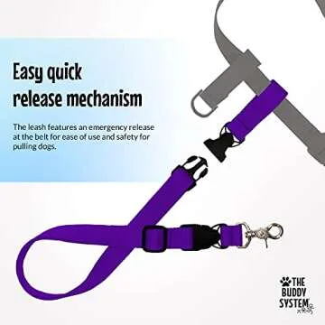 Buddy System Hands-Free Dog Leash for Active Lifestyle