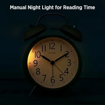 Peakeep Loud Alarm Clock for Heavy Sleepers