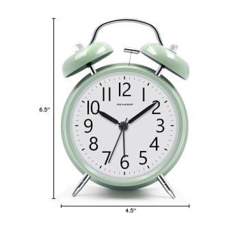 Peakeep Loud Alarm Clock for Heavy Sleepers