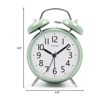 Peakeep Loud Alarm Clock for Heavy Sleepers