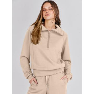 ANRABESS Women 2-Piece Oversized Sweatsuit Fall 2024