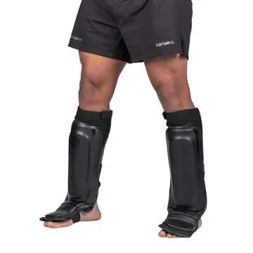 Sanabul Essential Hybrid Sleeve Shin Guards - Comfort & Safety