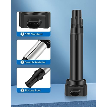 ECCPP UF-557 Ignition Coils & Iridium Spark Plugs Set