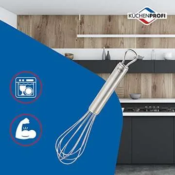 Küchenprofi 6 Inch Stainless Steel Whisk for Kitchen Use