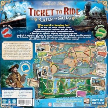 Ticket to Ride Rails & Sails - Exciting Strategy Game