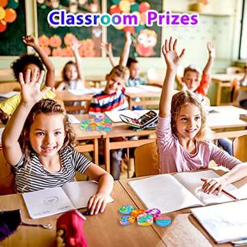 Pop Fidget Toys Bulk Its Valentines Day Gifts for Kids Classroom 30 Pack Valentine Party Favors for Kids Mini Pop Heart Keychain It Fidget Toy Fidgets for Classroom Prizes Birthday Goodie Bag Stuffers