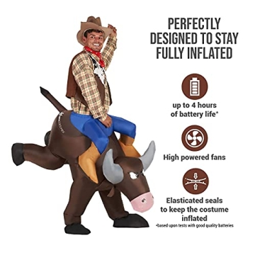 Morph Inflatable Bull Costume for Adults - Hilarious Fun!